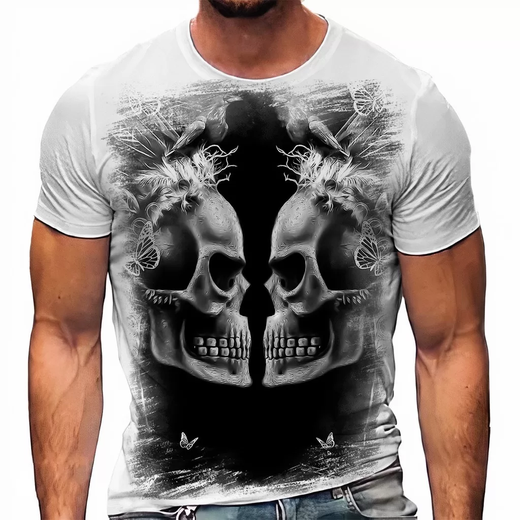 Camiseta Caveira Ref 027 A