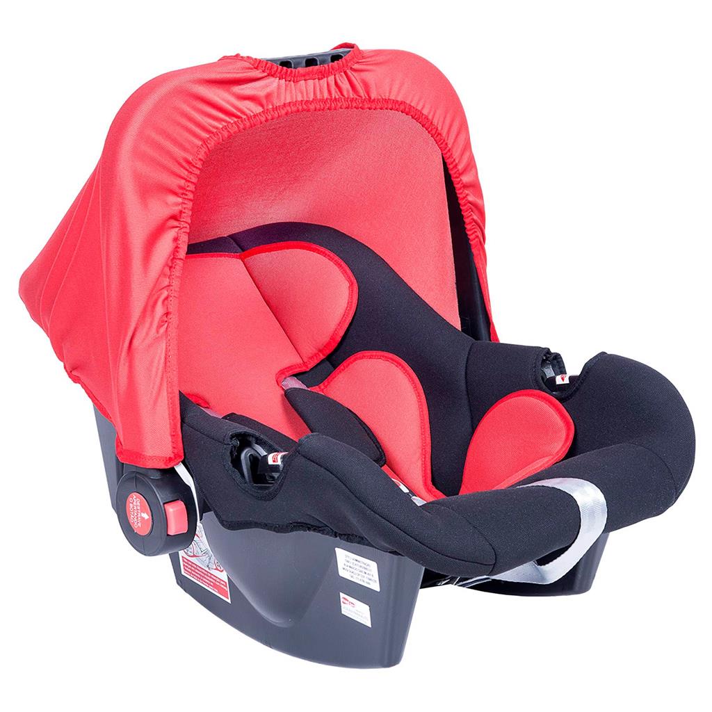 Bebe Conforto G0+ Ate 13kg Preto E Vermelho Para Bebes Seguranca Infantil Automovel Carro Cinto 3 Po