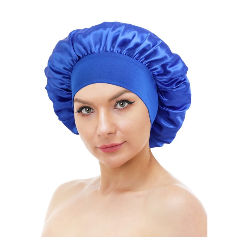 Touca de Cetim Gorro De Sono De Cetim De Aba Larga