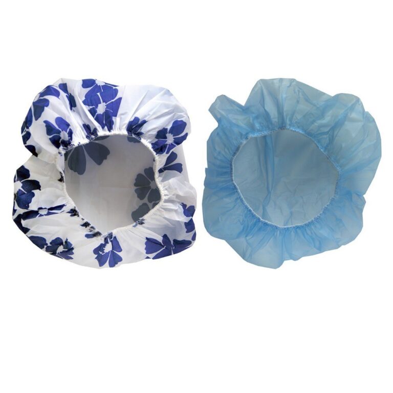 Toucas plásticas de cabelo para banho 2 unidades 