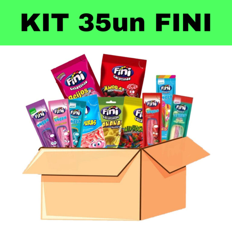 35 Pacotes Bala Fini Sabores Variados Gulosomeias