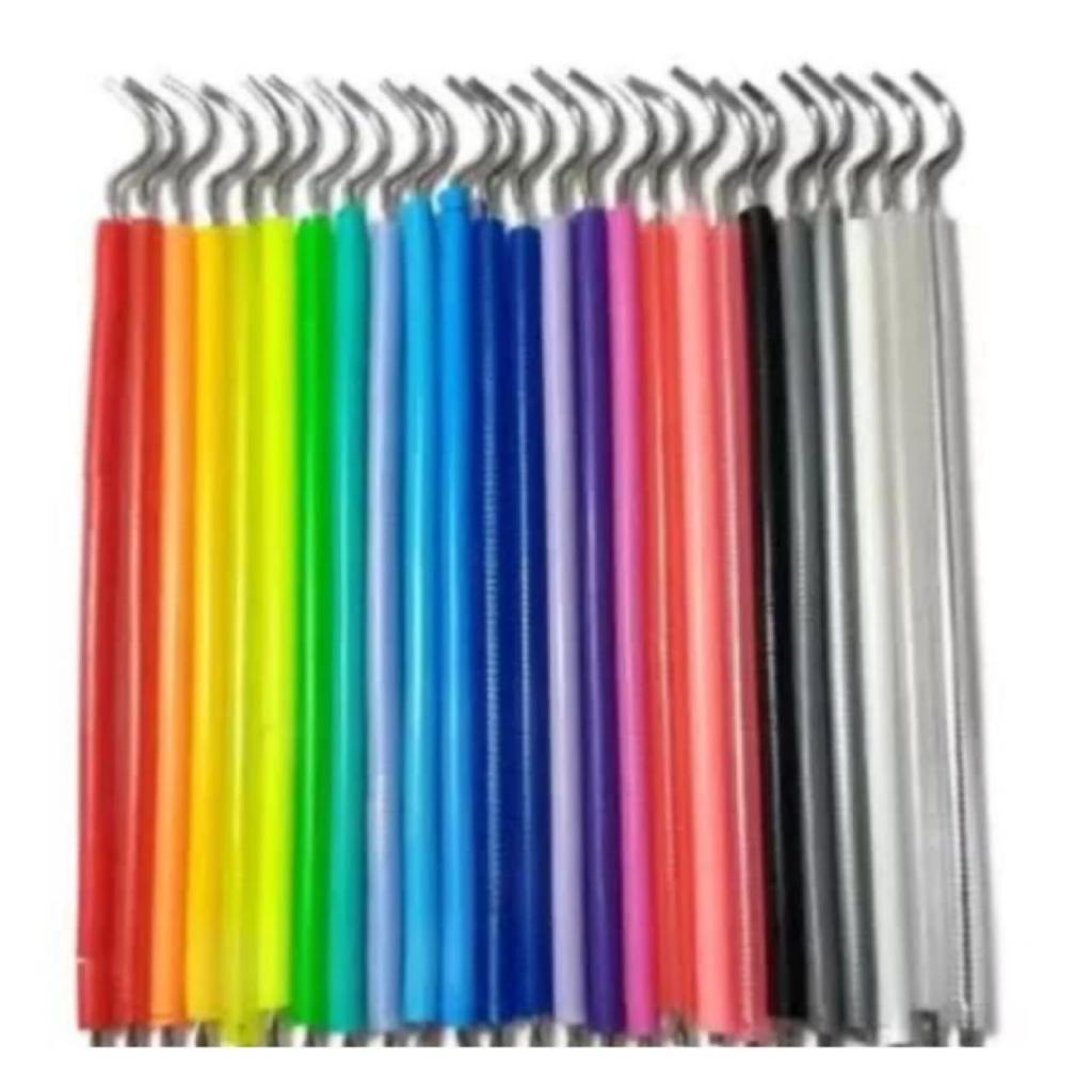 Borrachinha de Aparelho 1000 cores Sortidas