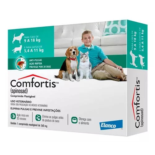 Comfortis 560mg 9 A 18kg
