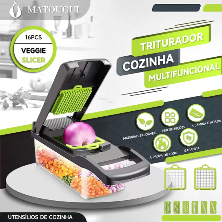 profissional cozinha sliceraço inox16em1fatiador 