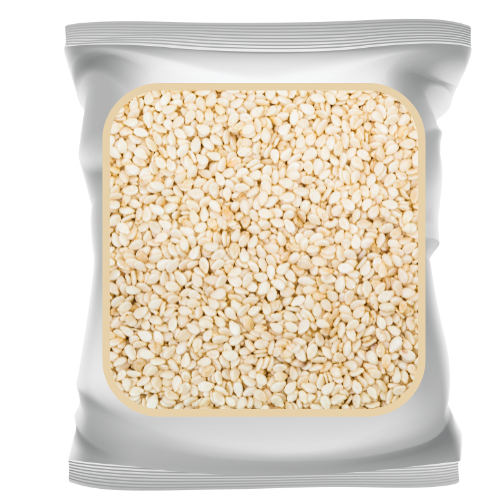 Gergelim Branco Despeliculado (Sem Casca) 1Kg