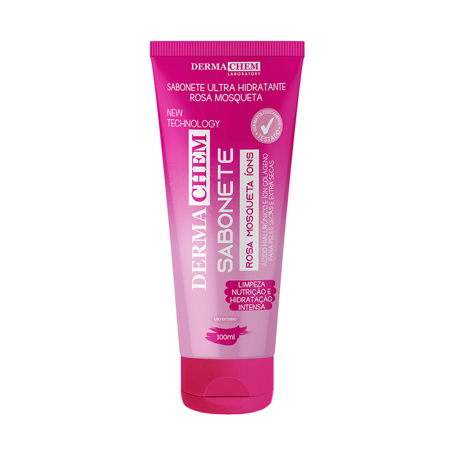 Dermachem Sabonete Ultra Hidratante Rosa Mosqueta 100ml