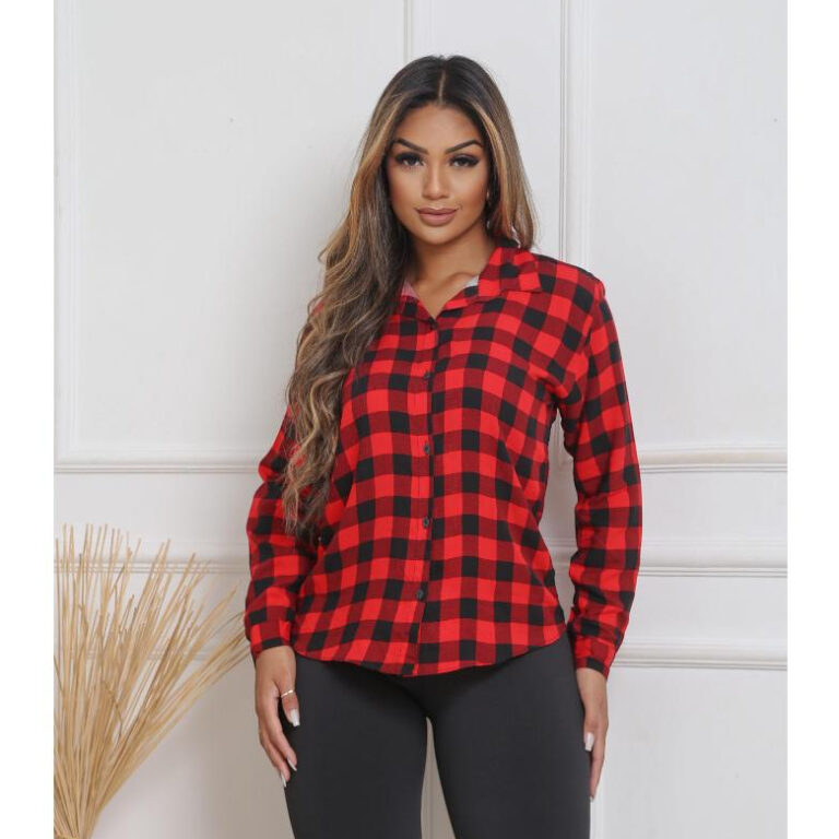 Camisa Xadrez Quadriculado M,G,GG,G1,G2,G3 Manga L