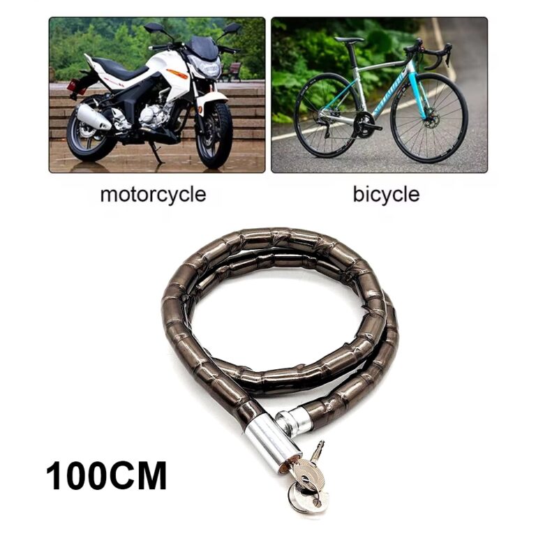 Trava Anti Furto Articulada Cadeado Moto Estepe 1M