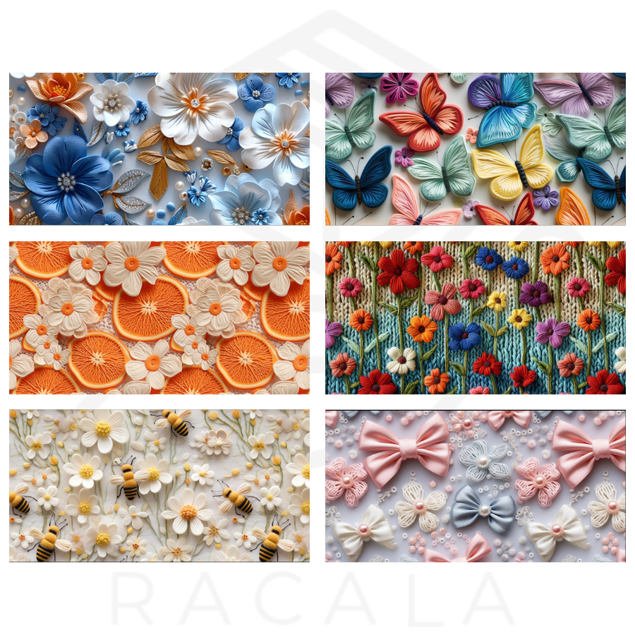 Tecido Tricoline Digital 3D 100% Algodão – Varias Opções