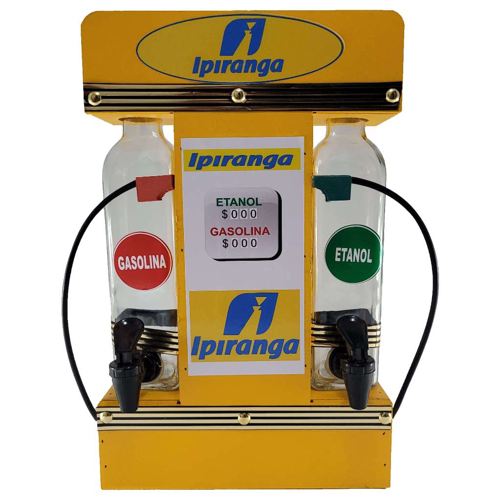 Pingometro Parede Bancada Bomba De Combustível Duplo Posto Ipiranga Petrobrás