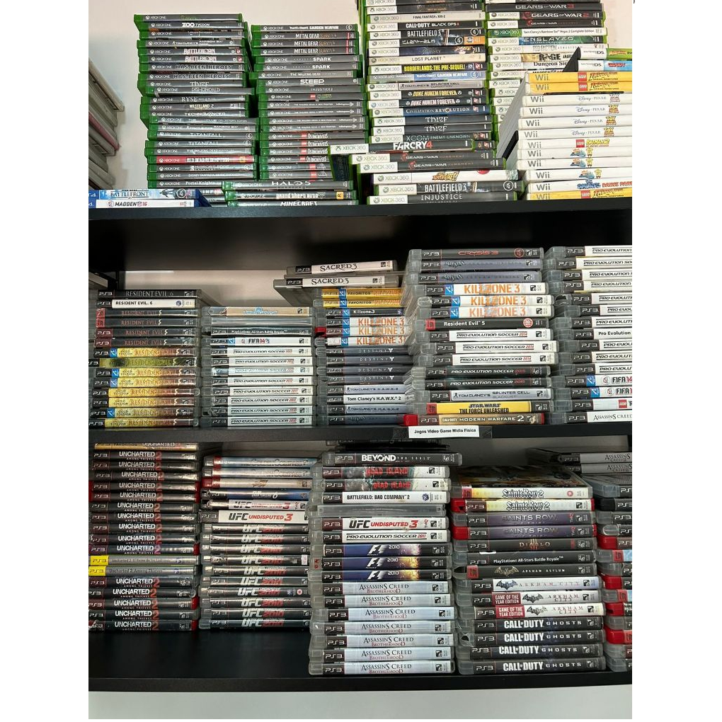 Jogos Mídia física