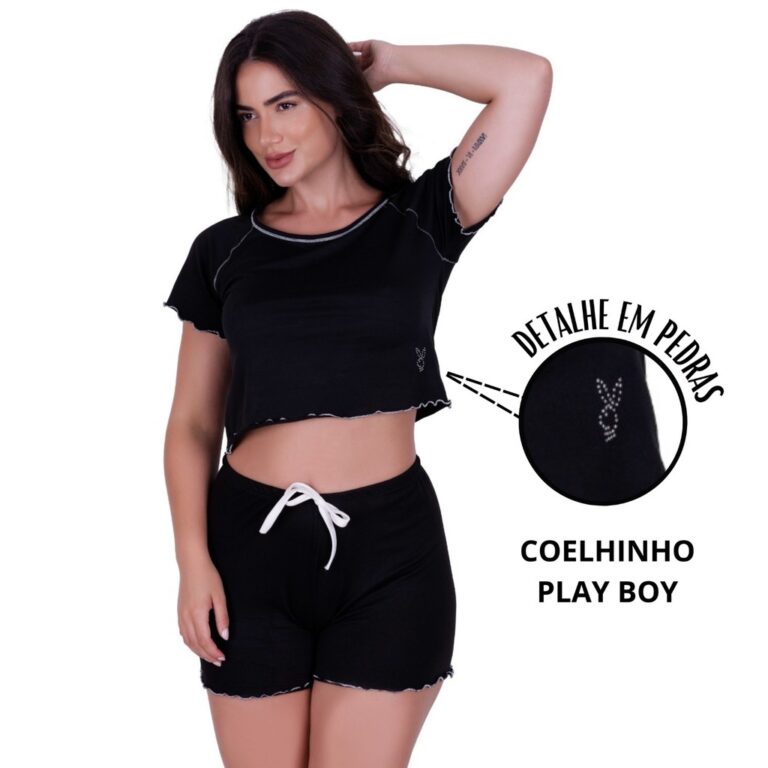 Baby Doll Luciana Malha Conforto Adulto Feminino P