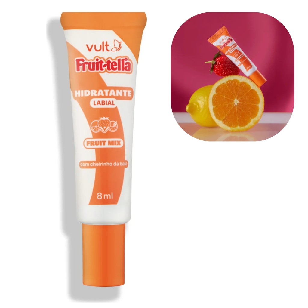 Hidratante Labial Vult e Fruit-tella – Fruit Mix 8ml