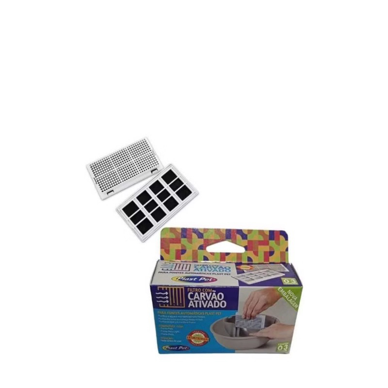 Refil Filtro Carvao Ativado Para Fonte Petit Plast Pet