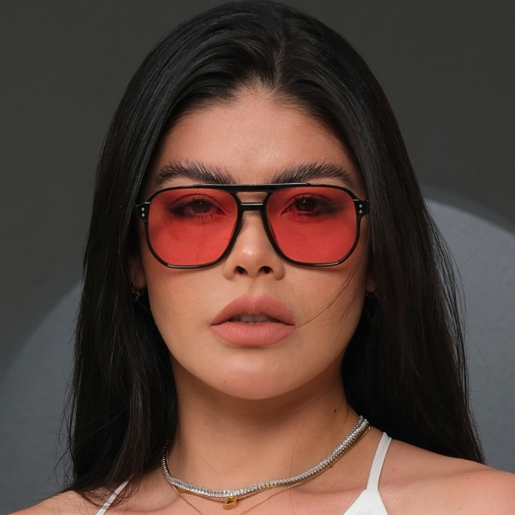 Óculos de Sol Aviador Atenas Premium Preto Lentes