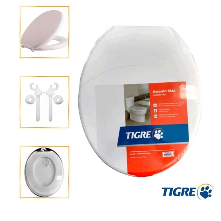 Assento Sanitario Tampa De Privada Tigre Maxplena 