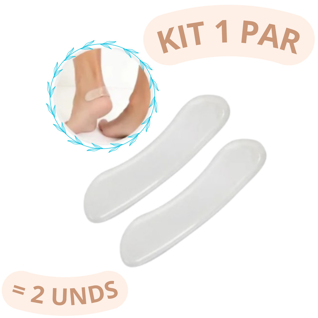 1 Par Protetor de Calcanhar Silicone Calcanheira Sapato, Calo, Tendão de Aquiles