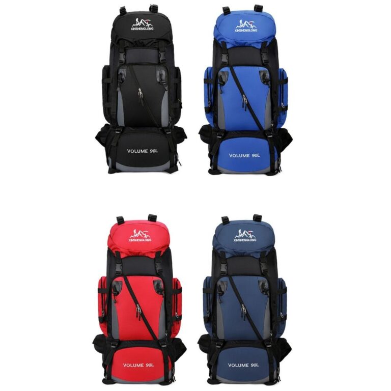 Mochila Trilha Viagem Reforcada 90l Mochila Campin