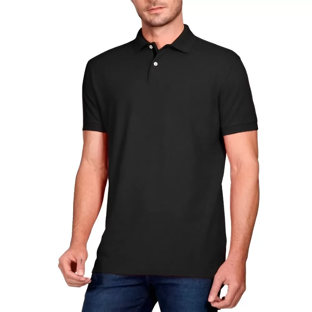 Camisa POLO GOLA LISTA (M G GG )masculina tecido algodão piquet
