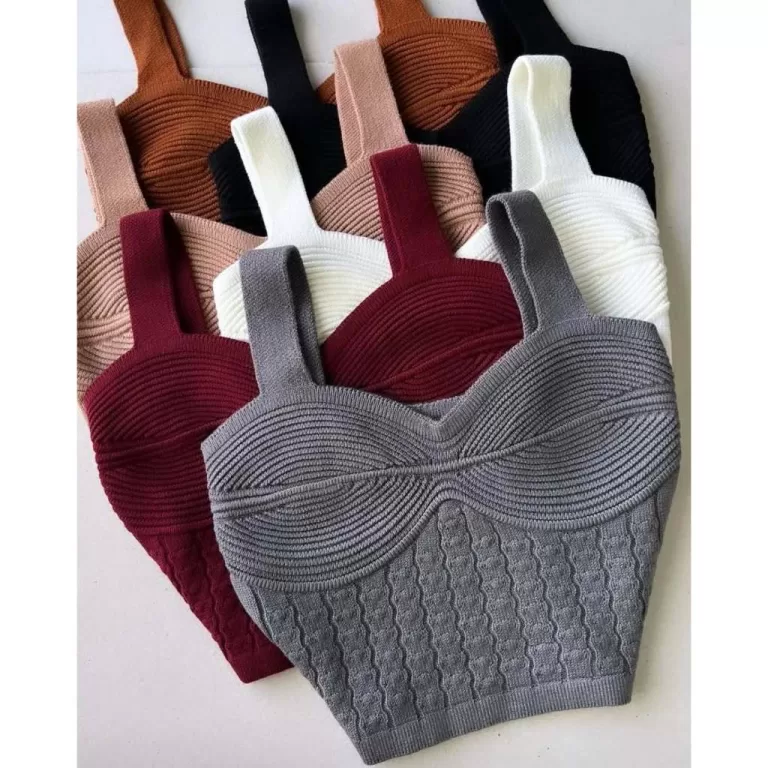 Blusa cropped feminino tricot modal top blusinha a