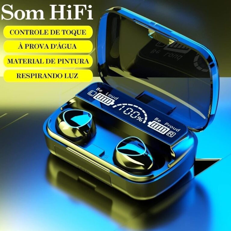 Fone De Ouvido bluetooth 5.1 M10 Sem Fio tws Esté