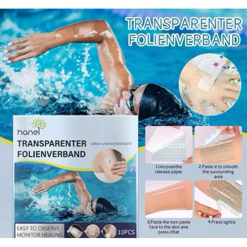 Bandagem Impermeável Curativo Transparente Adesivo Invisível
