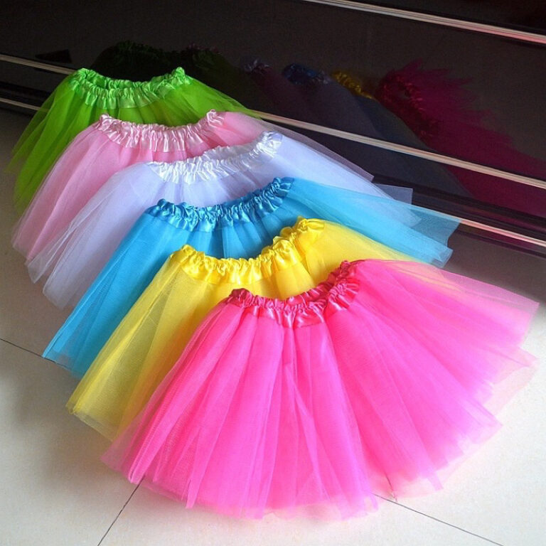 Saia De Tule Tutu Juvenil Adulta Colorida Carnaval