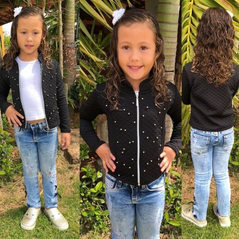 Casaco Jaqueta  Infantil Menina Bomber Matelesse
