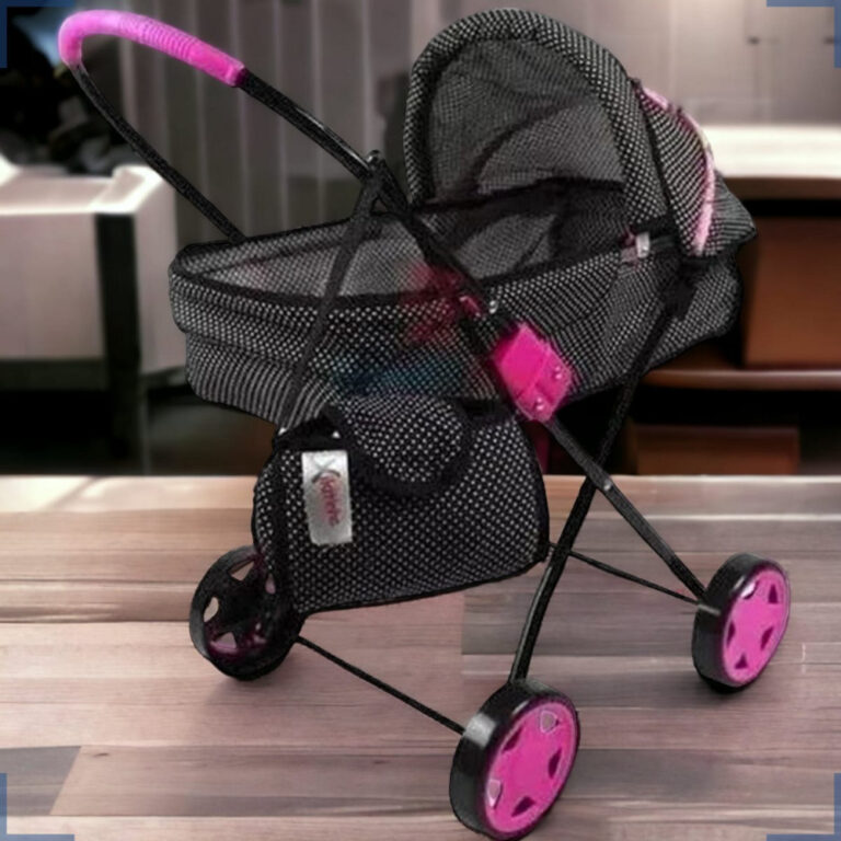 Carrinho De Boneca Bebê Reborn Xikitinha C/ Bolsa