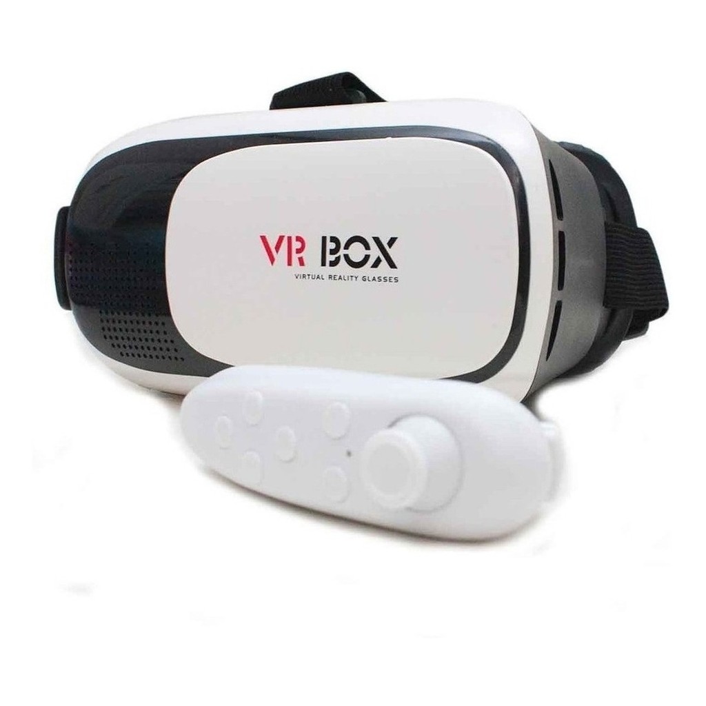 Óculos 2.0 Vr Box Realidade Virtual + Controle Cardboard 3d