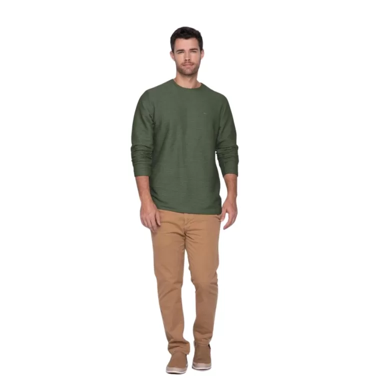 Camiseta Masculina Básica Manga Longa