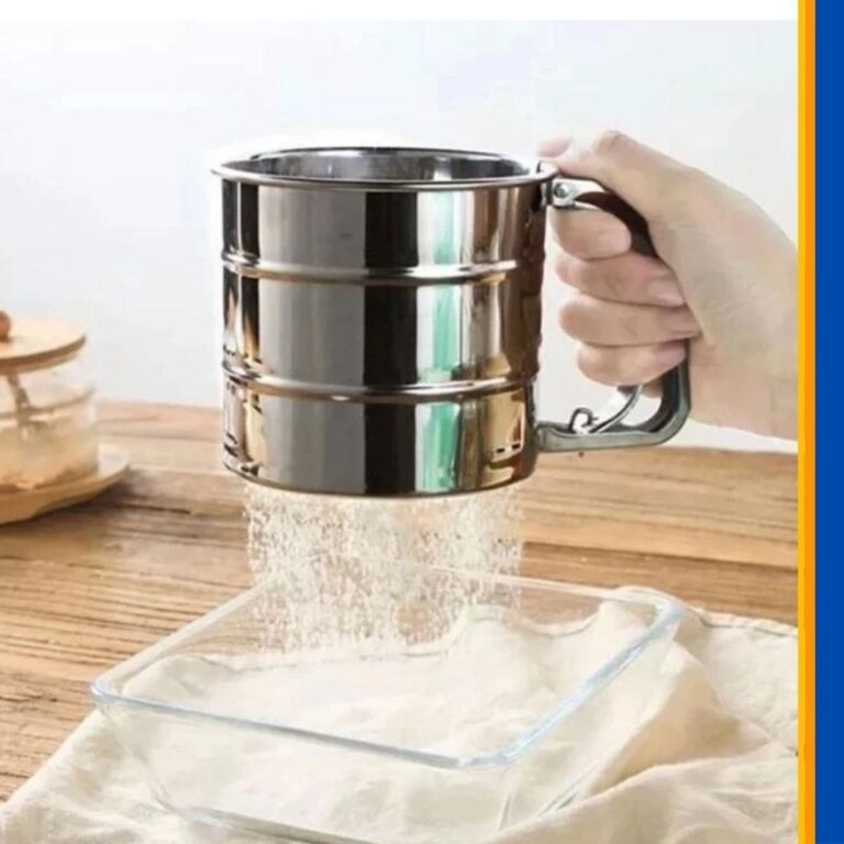 Polvilhador Tapioqueira Peneira de Farinha Inox co