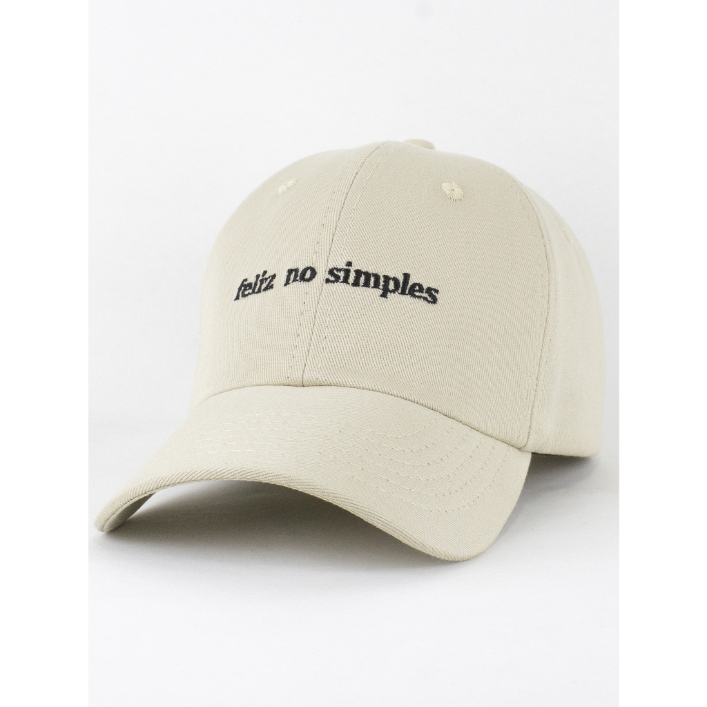 MOOND Boné Dad Hat Unisex Varias Cores Premium Ajustável Básico Feliz no Simples