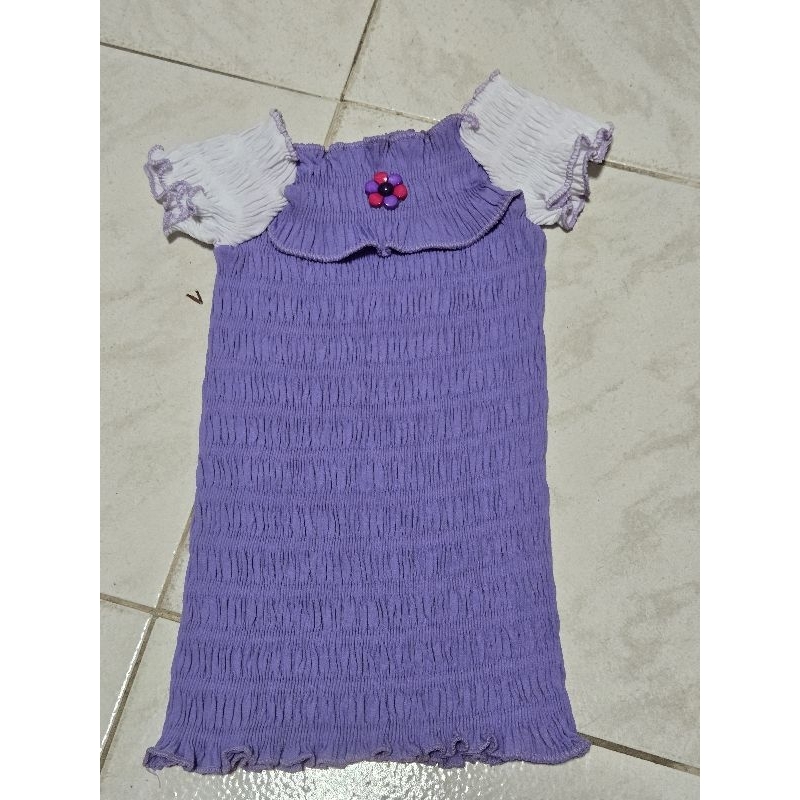 blusa infantil lilas tam 1.3 anos