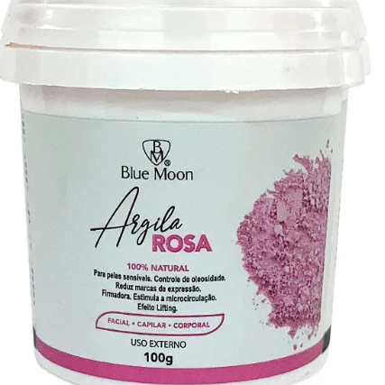 Blue Moon Argila Rosa: Limpeza Profunda, Hidrataç