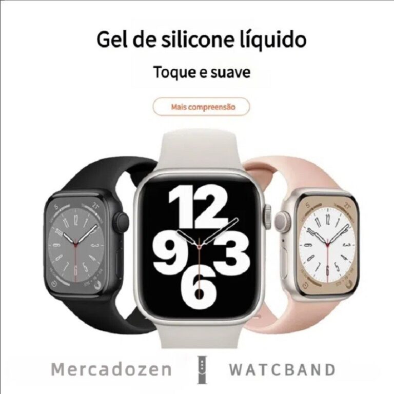 Pulseira Apple Watch Silicone Compatível Relógio
