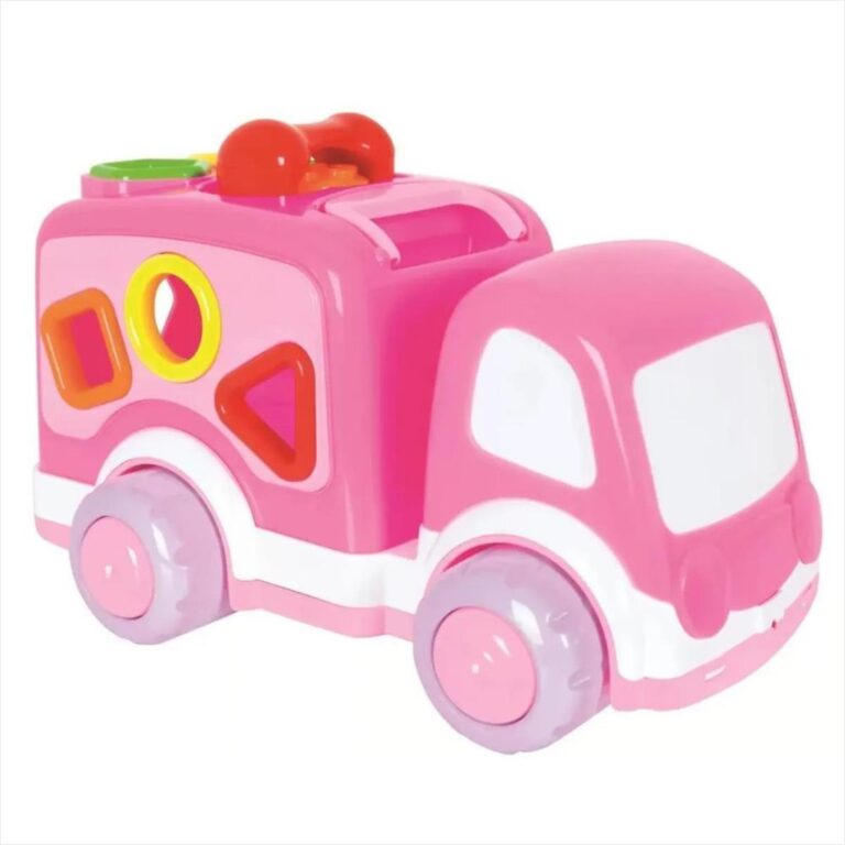 Caminhão Didático Educativo com Blocos Coloridos