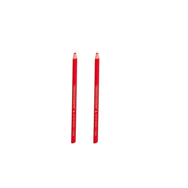 Lápis Mitsu-Bishi Dermatograph 7600 Vermelho Com 