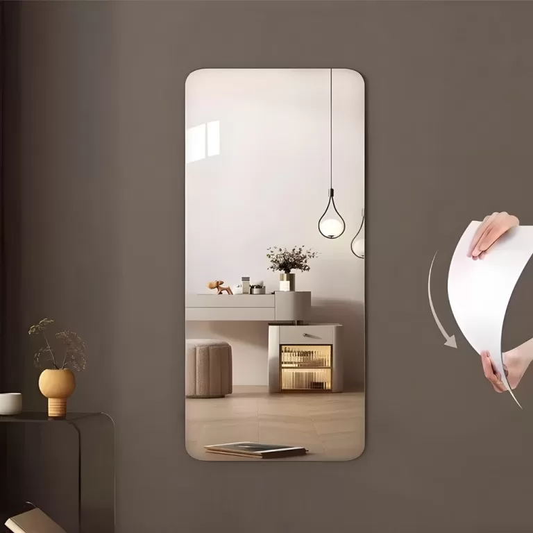 Espelho Adesivo Plástico Decorativo Flexível Ade