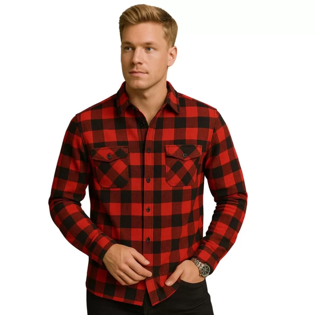 Camisa xadrez masculina festa junina são joão flanelada
