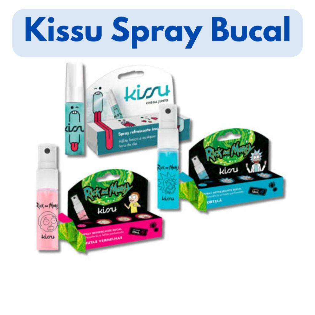 Spray Bucal Kissu – Hálito Refrescante Portátil, Efeito Geladinho Até 200 Aplicações Freecô Original