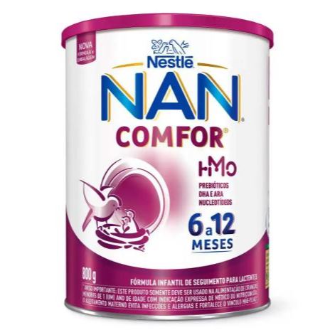 Formula Nan Comfort 2 de 6 a 12 meses 800g Nestlé