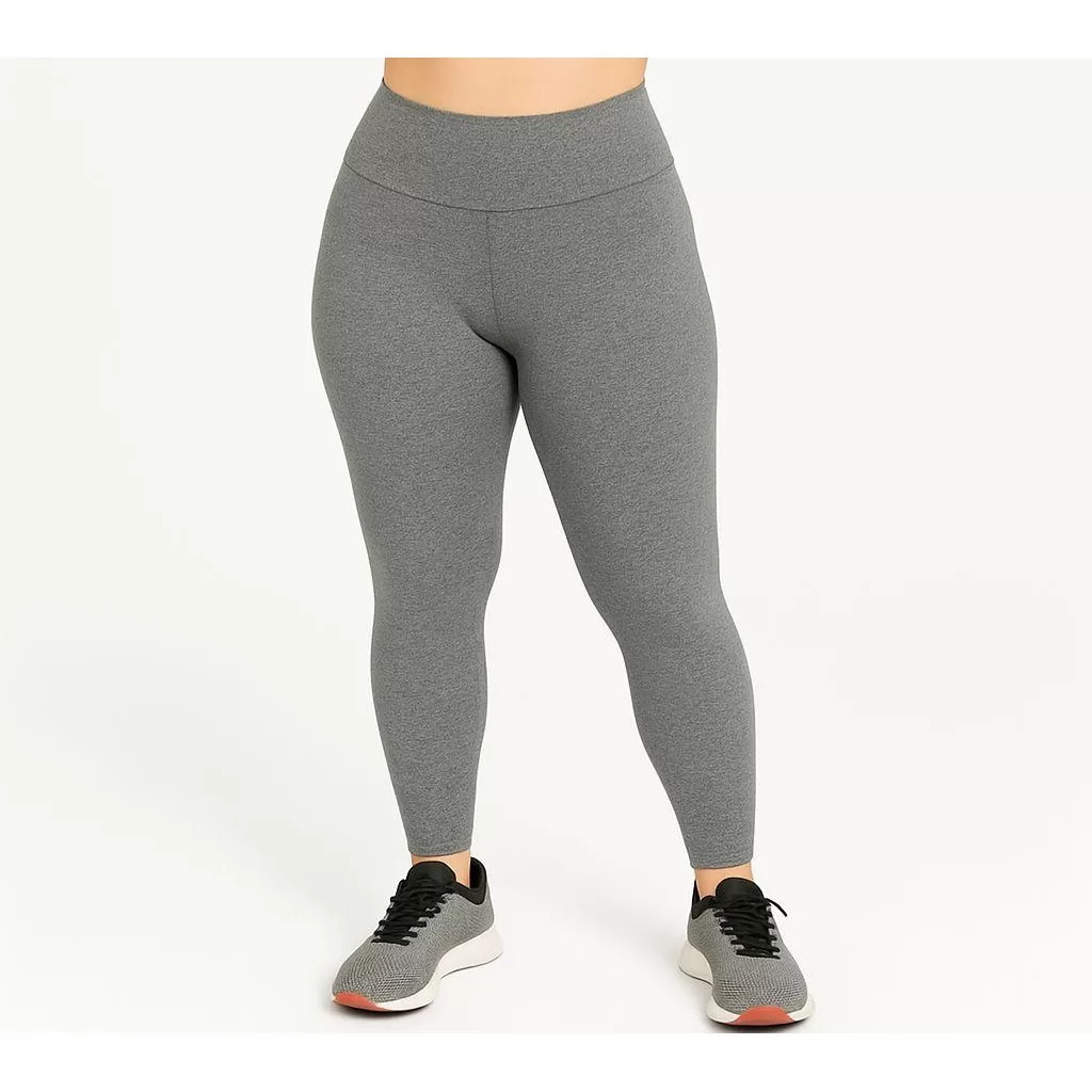Calça legging leg feminina em suplex sem transparência ótima para exercícios