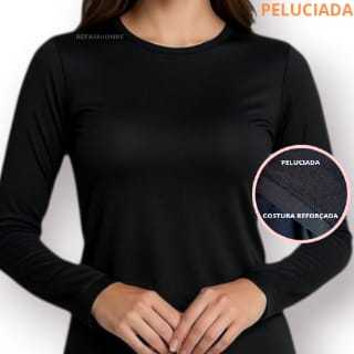 Blusa Frio  Segunda Pele Peluciada Térmica suplex
