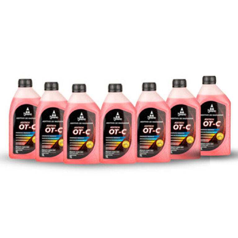KIT 7 Aditivo Radiador Tirreno Organico 1lt (laran