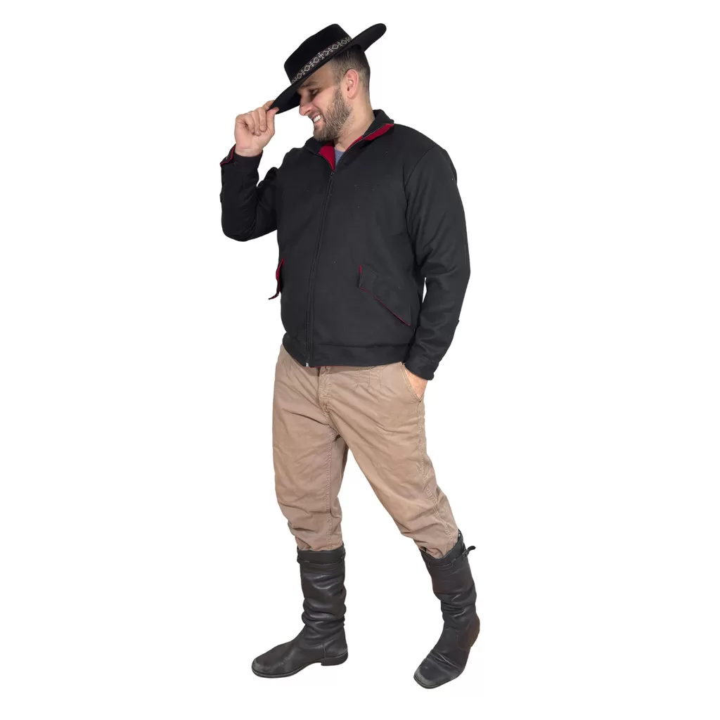 Casaco Jaqueta Baeta Lã Legítima Repelente a Água