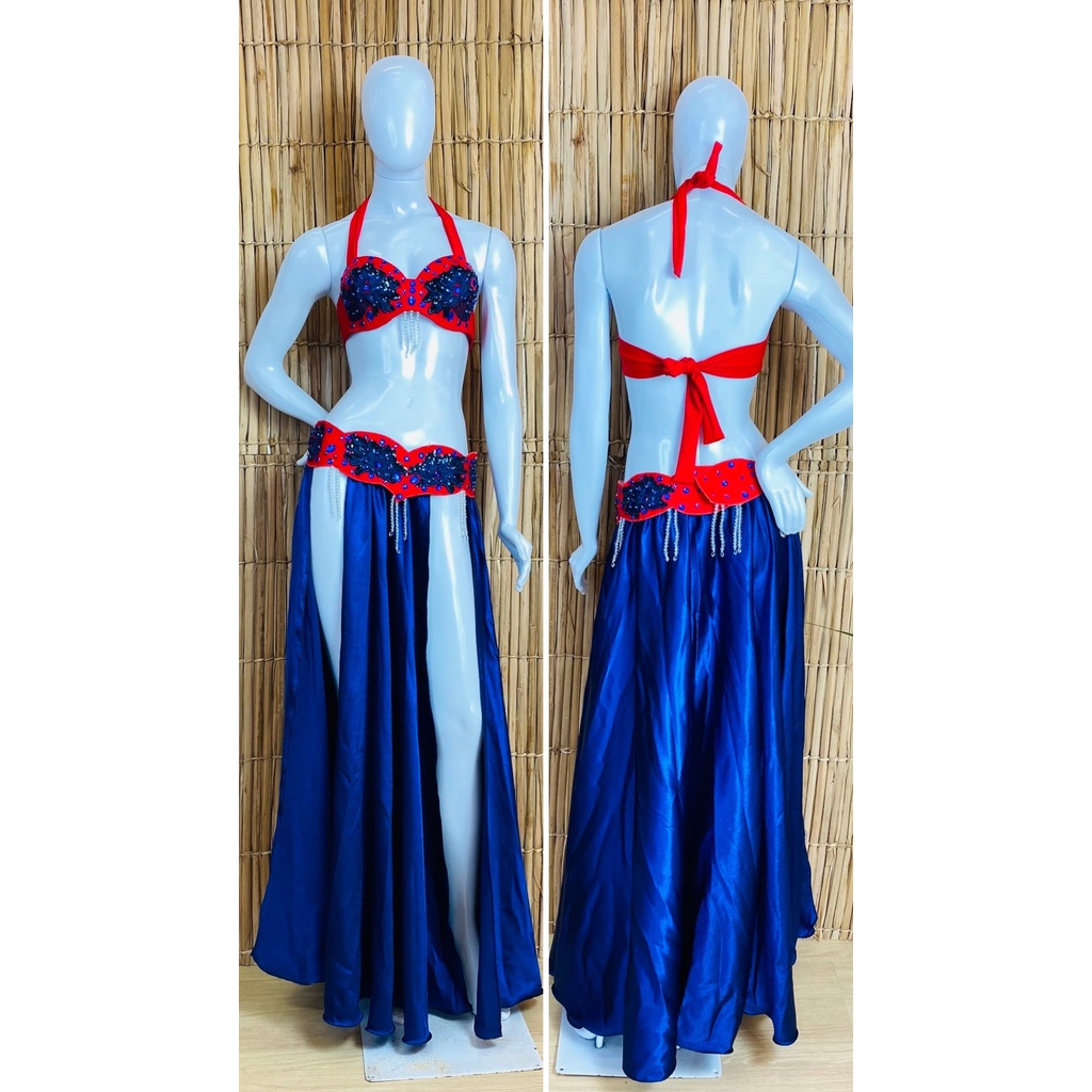 [Liquidação] Dança do Ventre Traje P-40, M-42, G-44, GG-46 Bordado Completo- Pronta Entrega – TPCL-5
