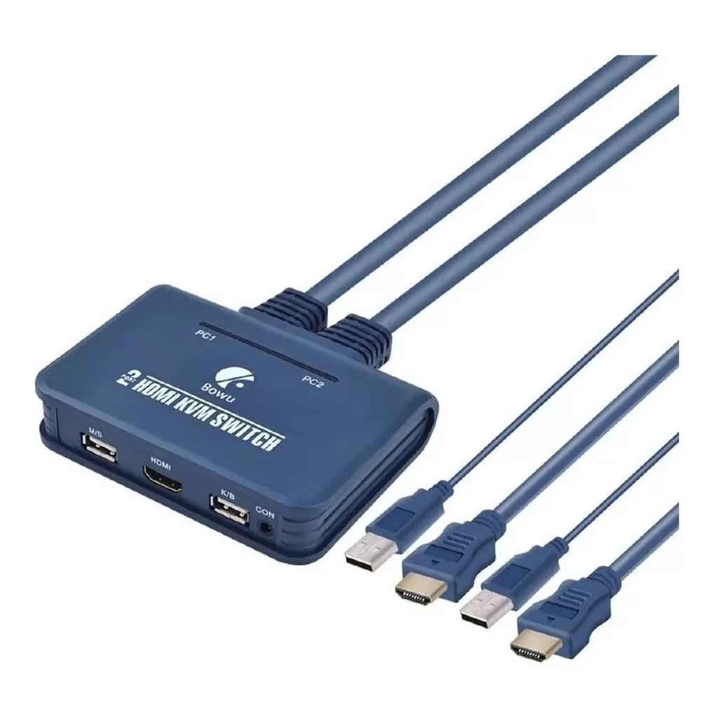 Switch (chaveador) Kvm Hdmi Usb 2 Portas