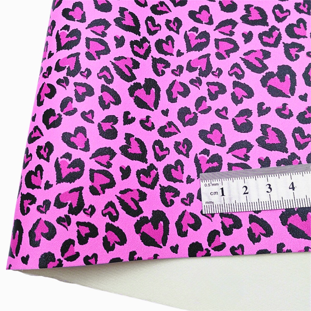 Lonita de Tecido Estampada com Coração 21cm x 29cm