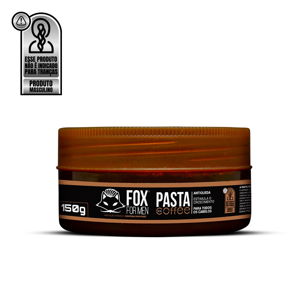 Pomada para penteado Masculino Brilhosa Extra forte 150G – FOX FOR MEN